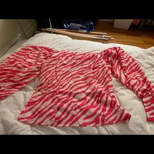 Pink zebra Puffered going - out top. Large